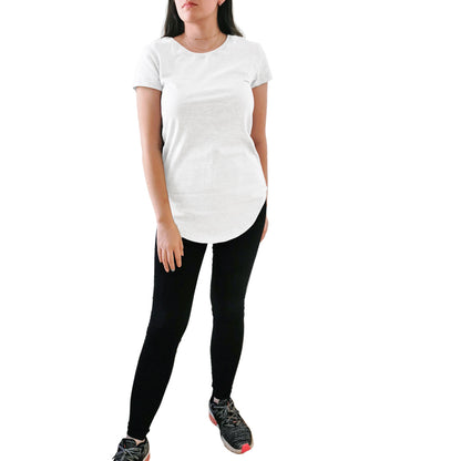 Blusa Long Fit Swag Dama Blanca