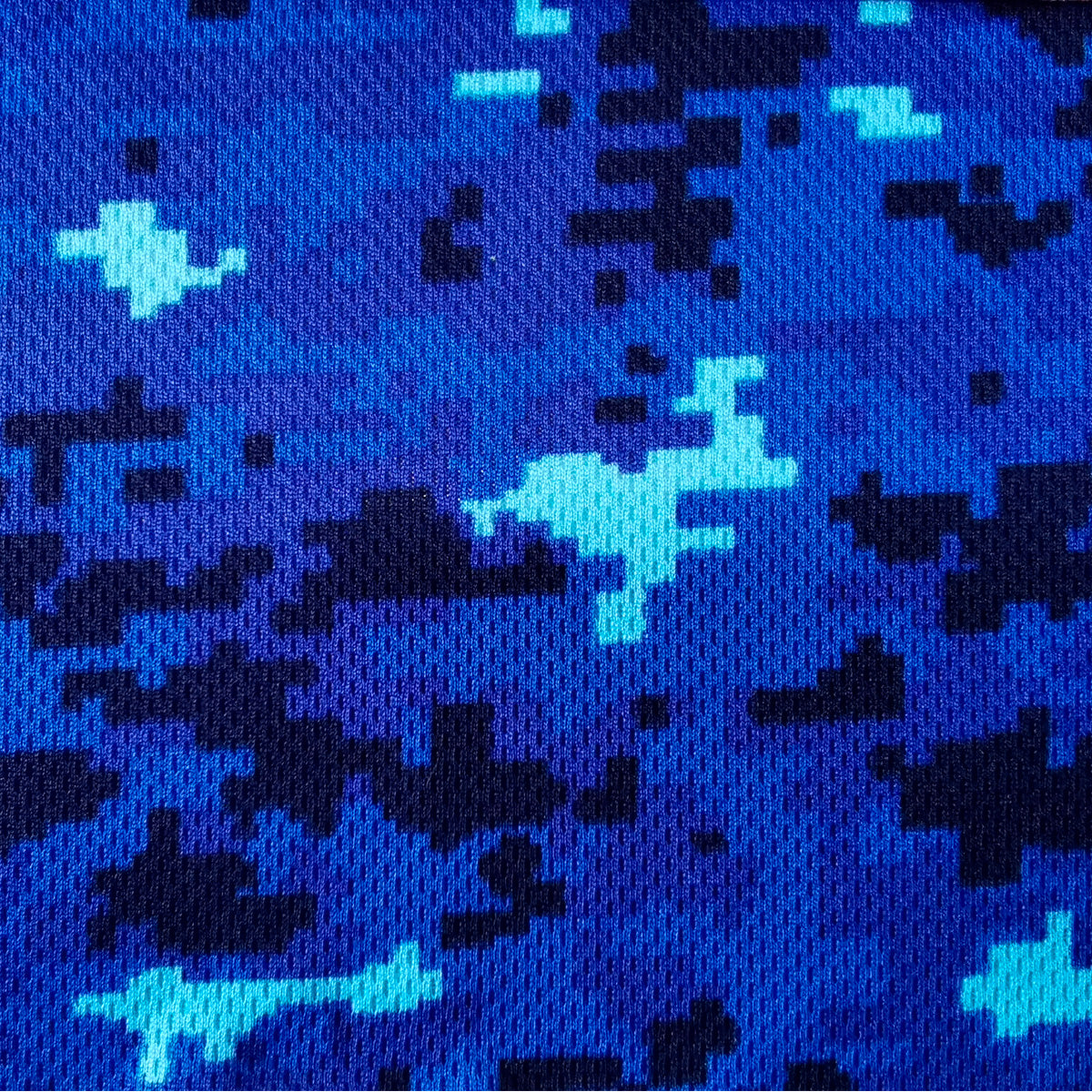 jersey beisbol camuflaje azul personalizado