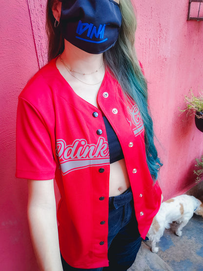 jersey beisbol rojo dama