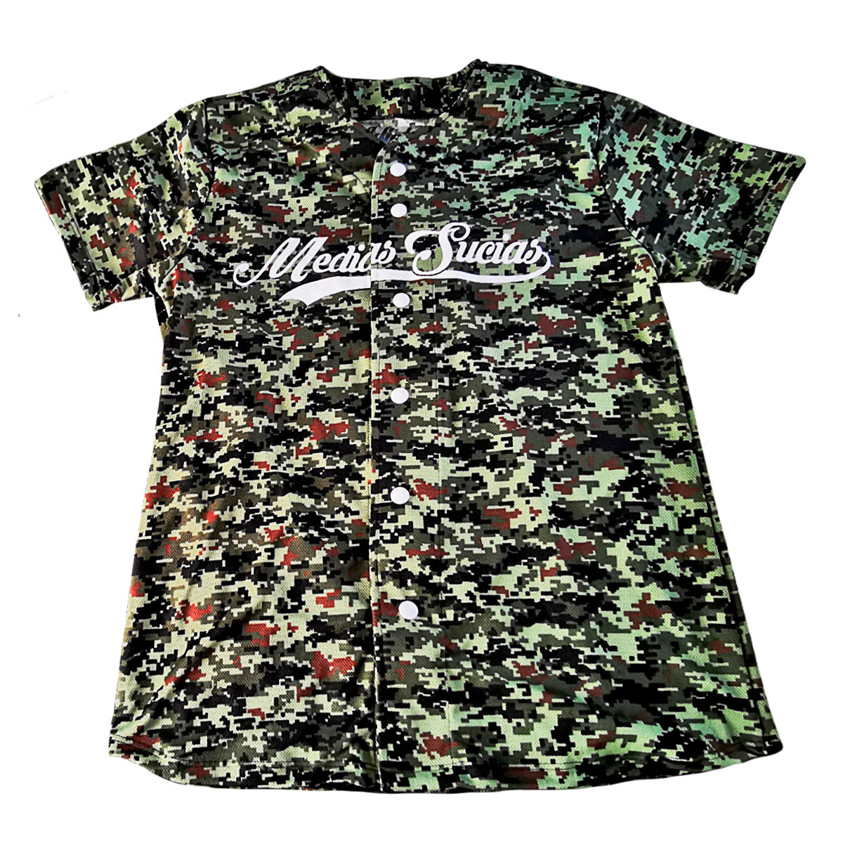 Jersey béisbol baseball camuflaje personalizado