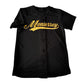 jersey camisola de béisbol softbol personalizable negro