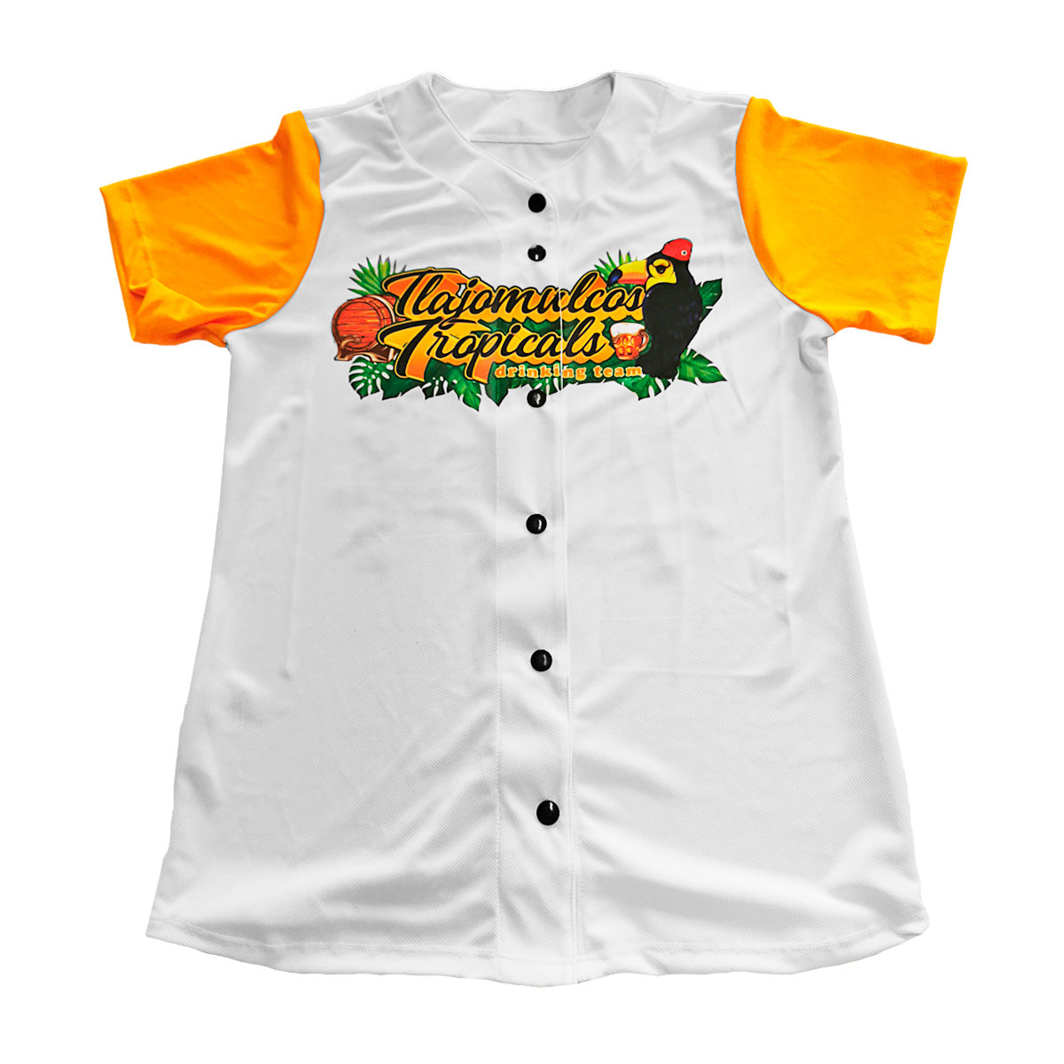 jersey blanco y amarillo hombre personalizado beisbol