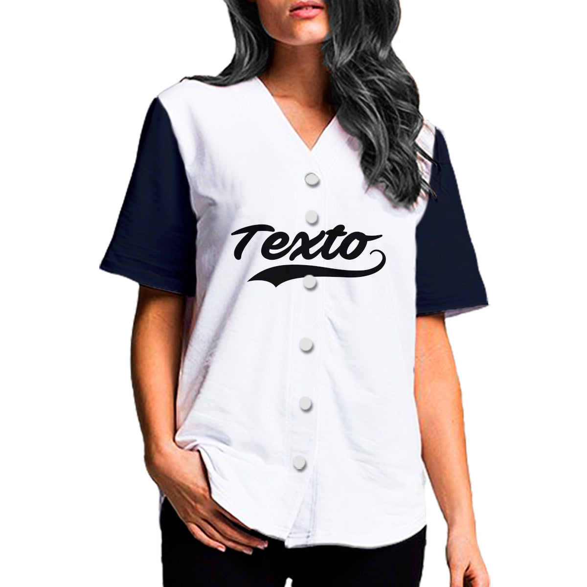 Jersey Béisbol Combinado Personalizable Dama – Idink Clothing