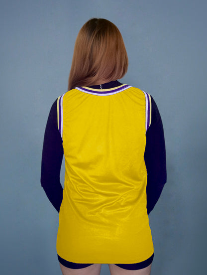 playera lakers dama amarillo