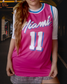 jersey basquetbol rosa mujer