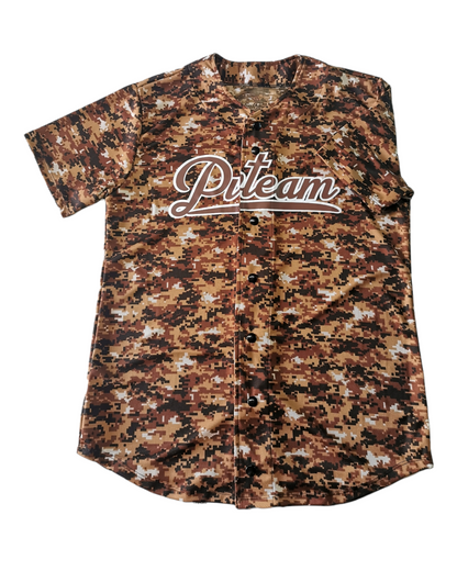 Jersey Béisbol Camuflajeado Personalizable Dama