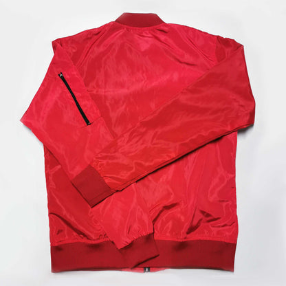 Chamarra Bomber Jacket Roja