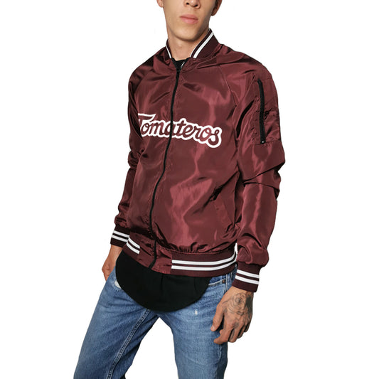 chamarra tinta hombre tomateros personalizable