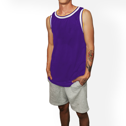 basquetbol playera morada