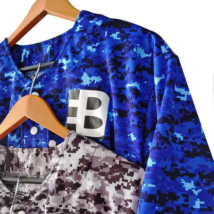 jersey beisbol azul rey camuflaje