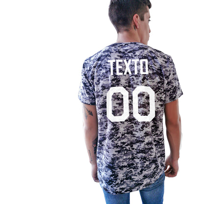 jersey beisbol camuflaje gris