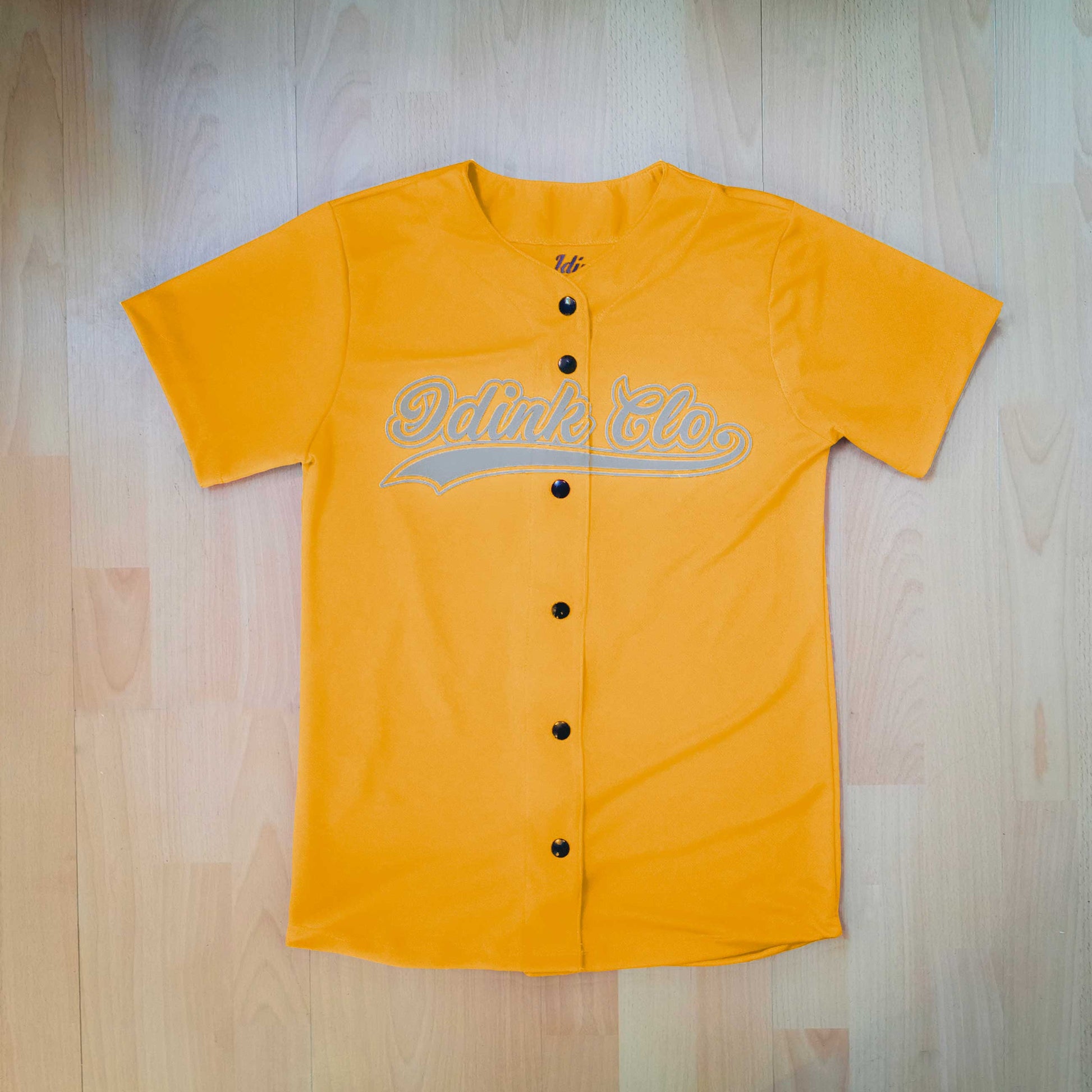 jersey beisbol personalizable reflejante amarillo 