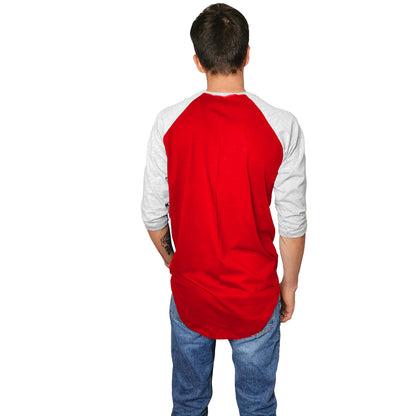 Playera Raglan Long Fit IDINK Roja