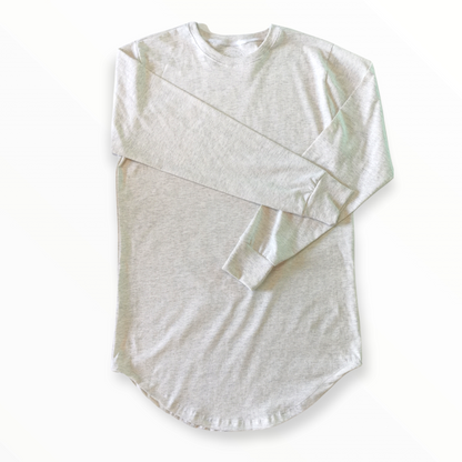 Playera Long Fit Swag Curva Manga Larga Varios Colores