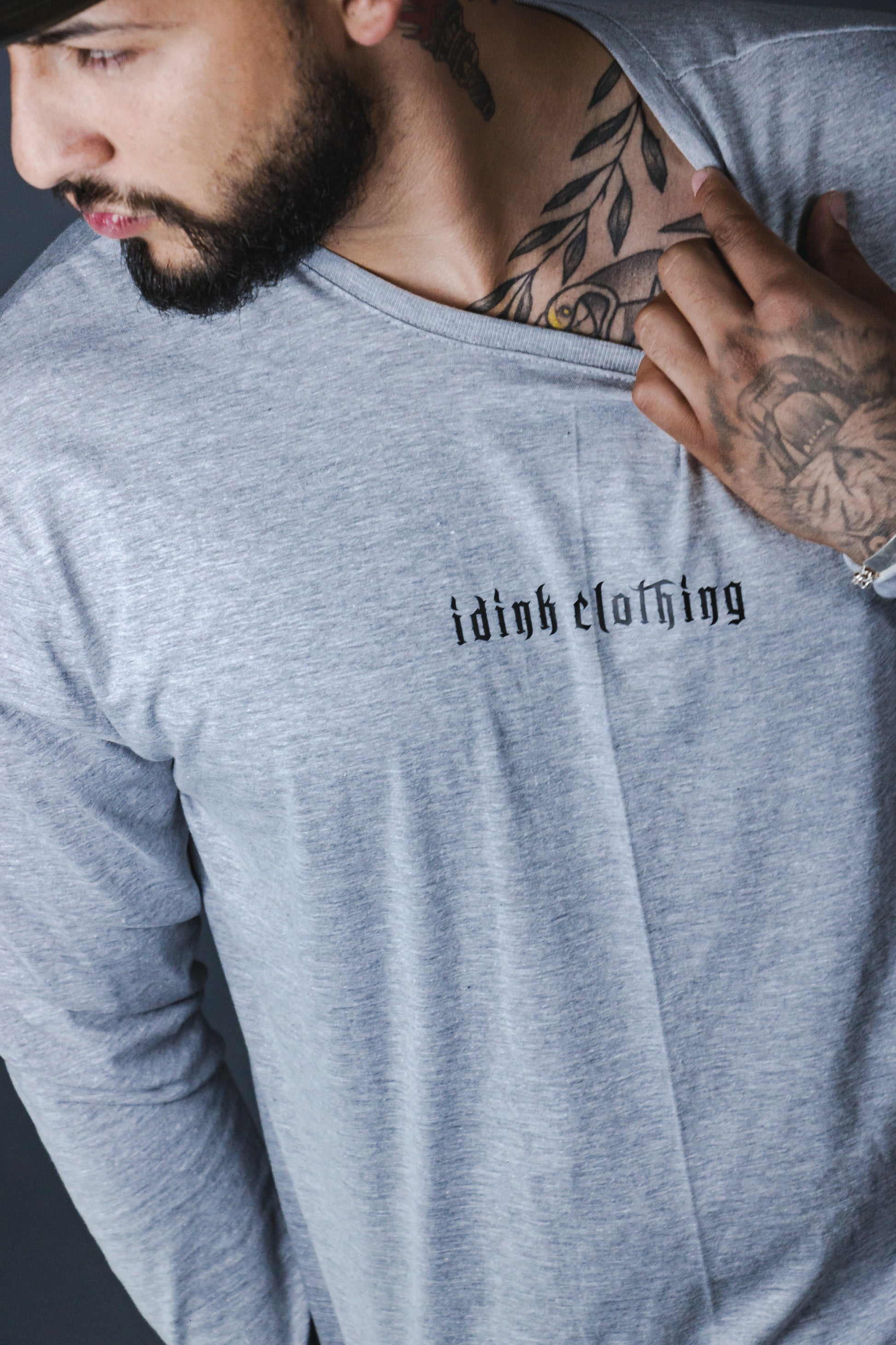 playera manga larga algodon
