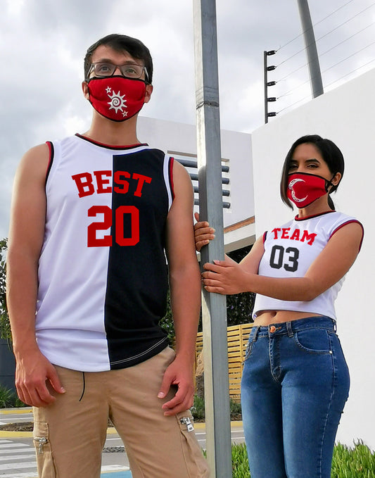 playeras de pareja basquet
