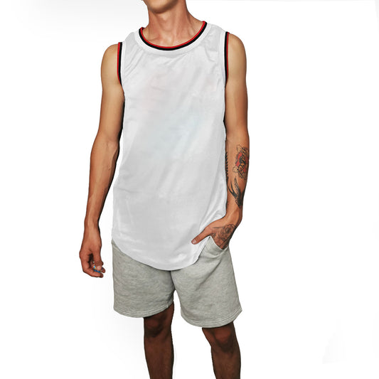 jersey blanco basquetbol