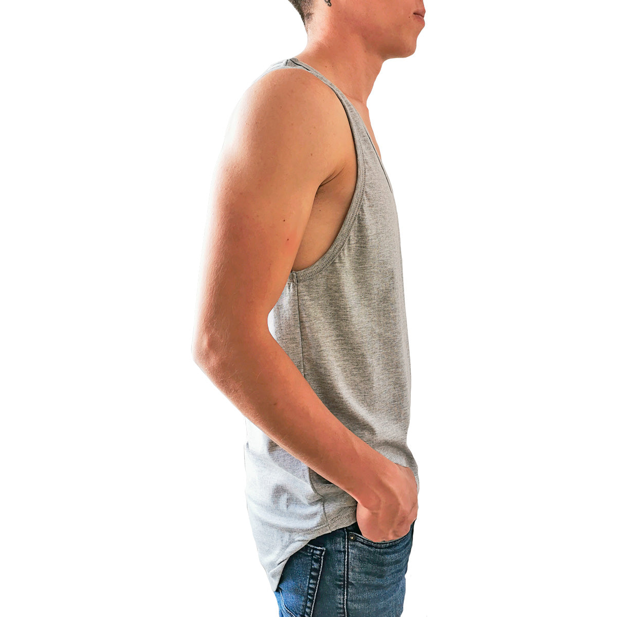 playera resaque gris hombre